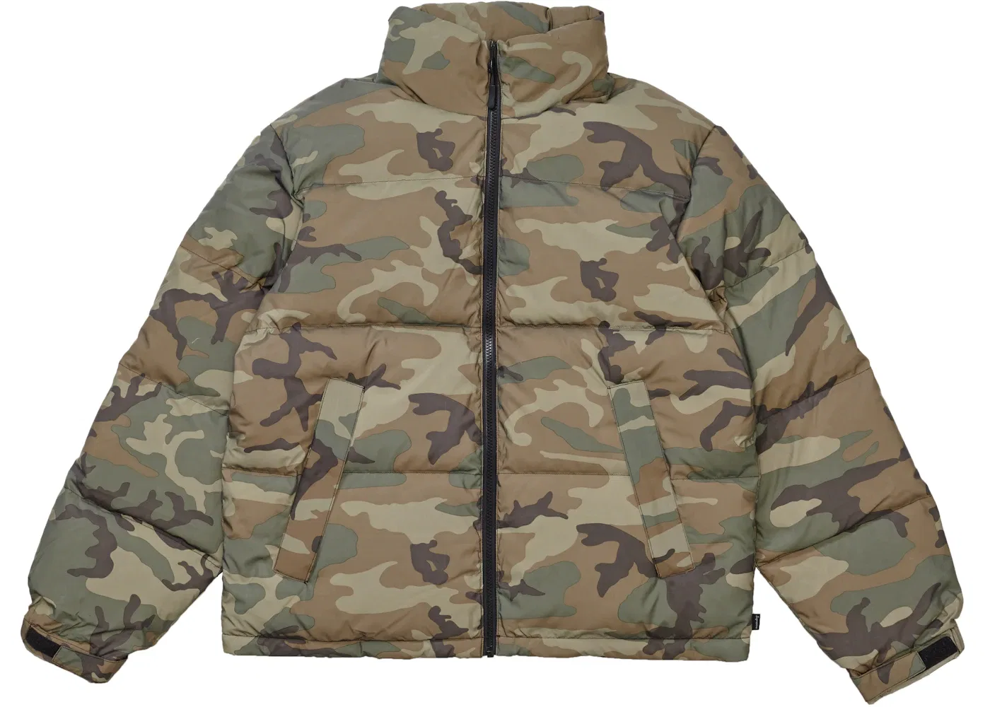 Мужской пуховик с камуфляжным принтом Supreme Reflective Camo Down Jacket, цвет Woodland Camo