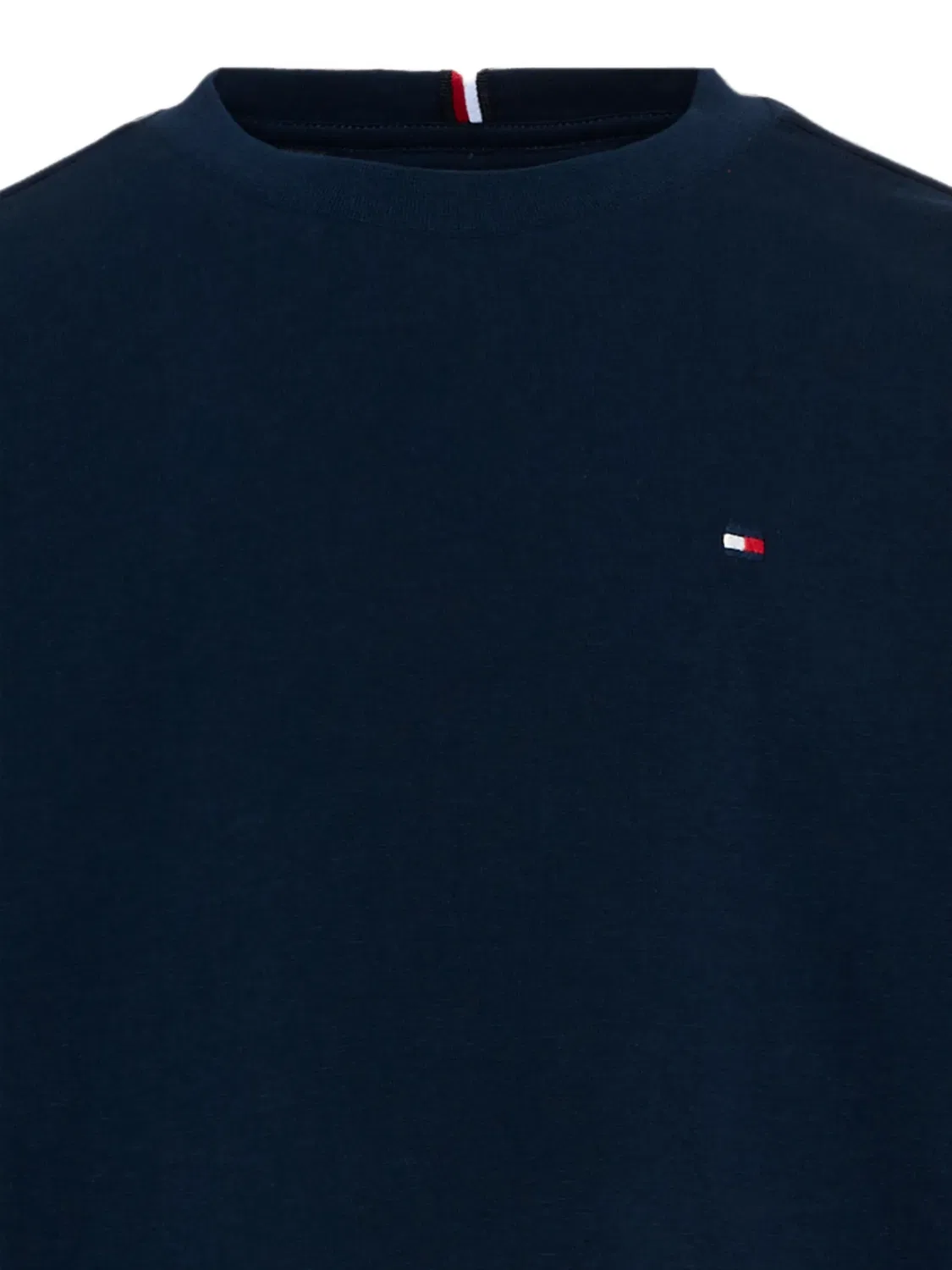 Футболка с вышитым логотипом Tommy Hilfiger Junior, синий — фото 3