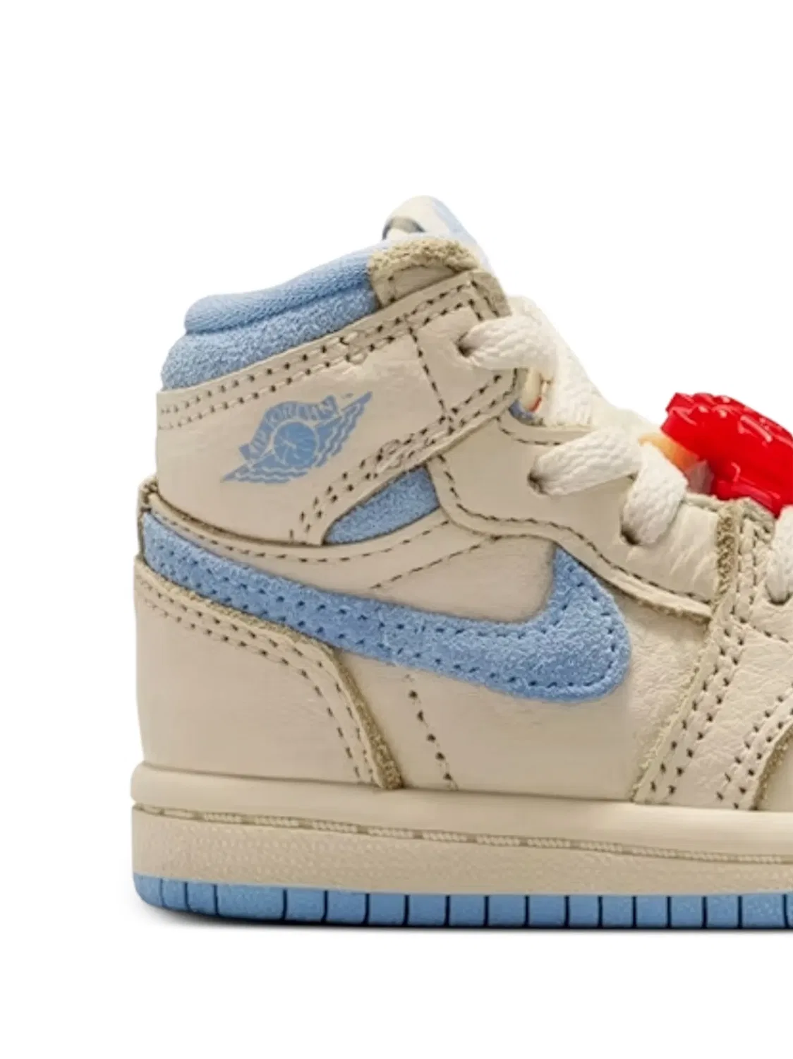 Кроссовки Air Jordan 1 Retro High OG Jordan Kids, нейтральные цвета — фото 2