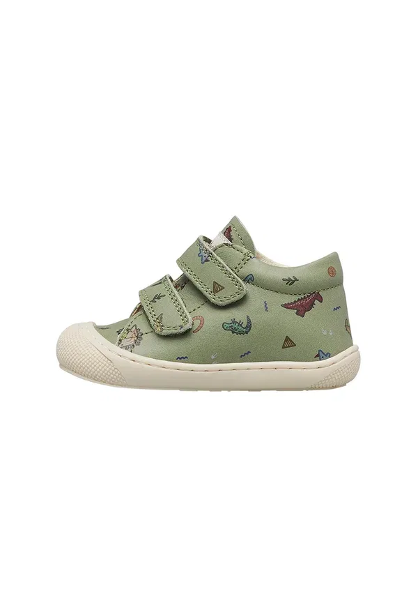 Ботинки кожаные Cocoon vl - baby shoes Naturino, Green, зеленый