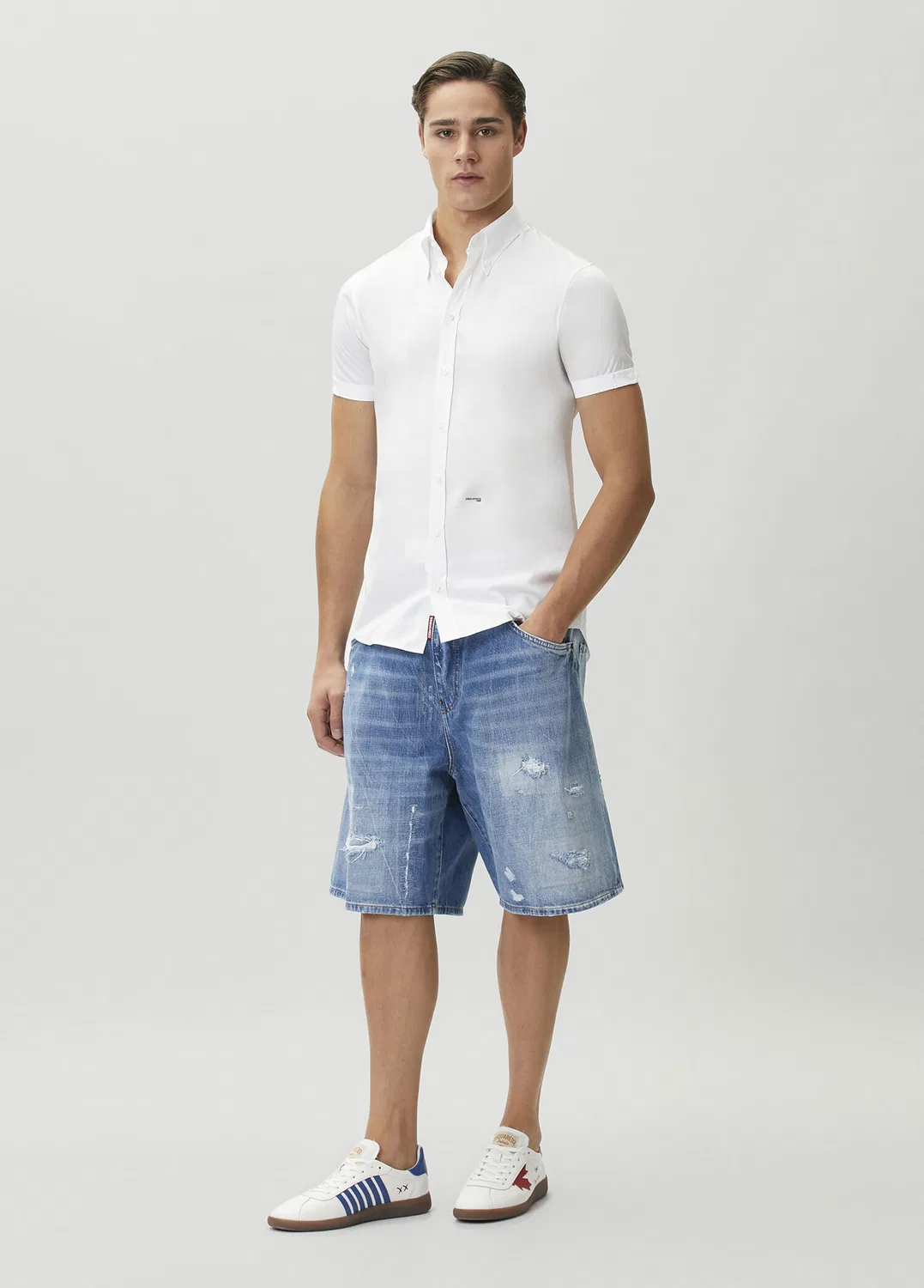 Шорты джинсовые Dsquared2 Surfer, blue