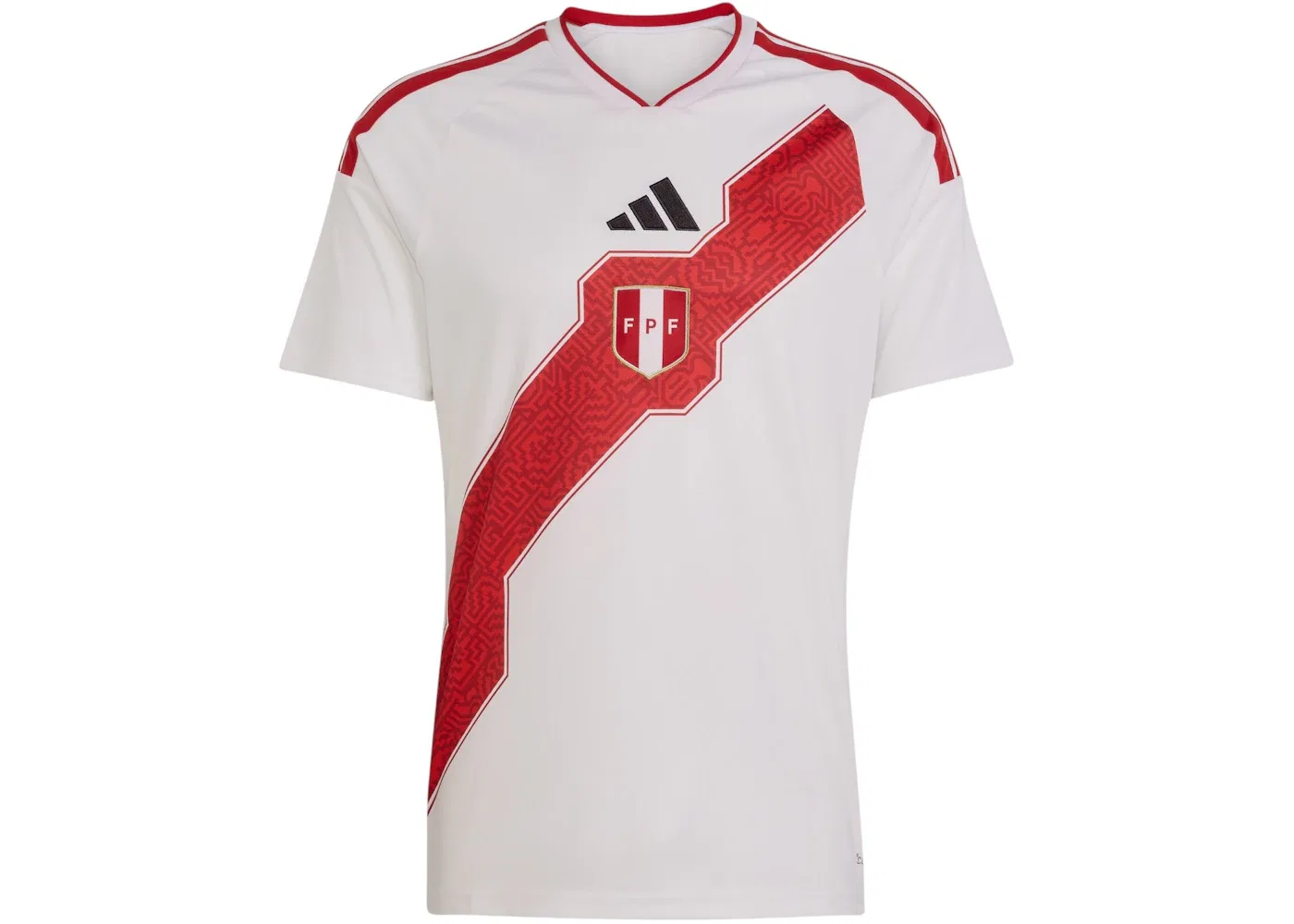 Мужская футбольная джерси Adidas Peru 2026 Home Jersey, White