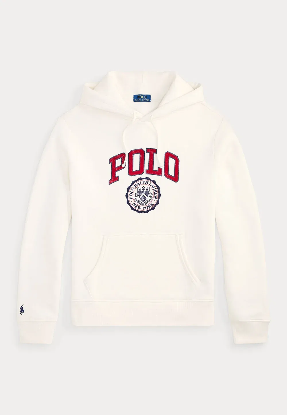 Толстовка с капюшоном Polo Ralph Lauren, White — фото 4