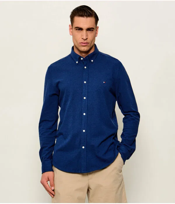 Мужская рубашка с длинным рукавом Tommy Hilfiger, Blu Marino — фото 3