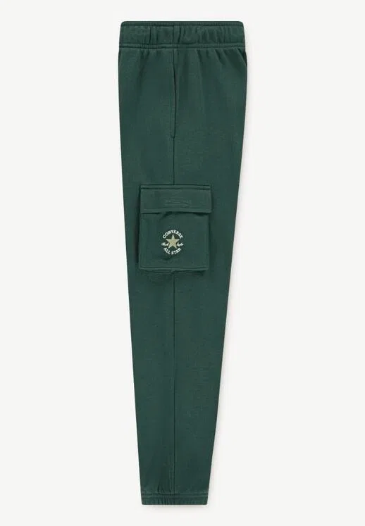 Детские спортивные штаны с боковыми карманами CNBV Dctp Silicone Patch Converse, Dark Green — фото 3