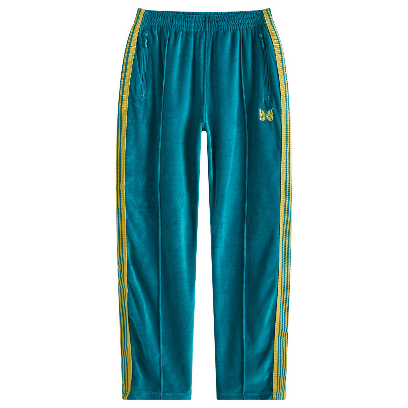 

Спортивные брюки Needles Velour Narrow Track, бирюзовый