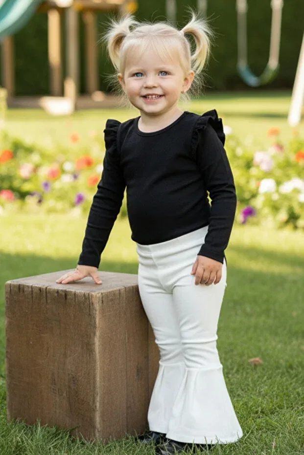 Детские леггинсы для девочек хлопковые New Year's Eve Glam Parla Kids, Nude Color — фото 3
