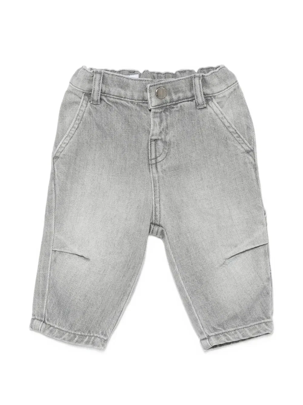 Джинсы с эластичным поясом Emporio Armani Kids, серый