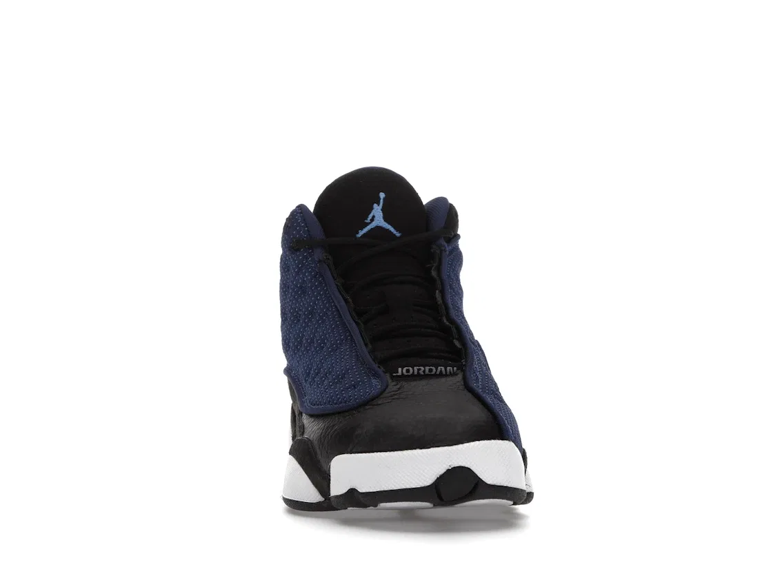 Детские кроссовки Lifestyle с верхом из кожи и замши Jordan 13 Retro, Navy/Black/White/University Blue — фото 2