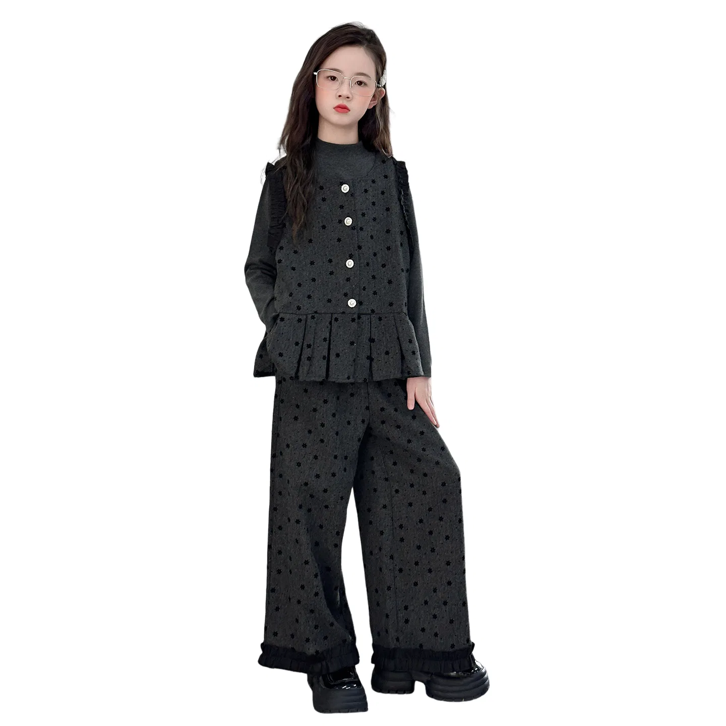 Детский спортивный костюм из двух предметов Lanza, Black