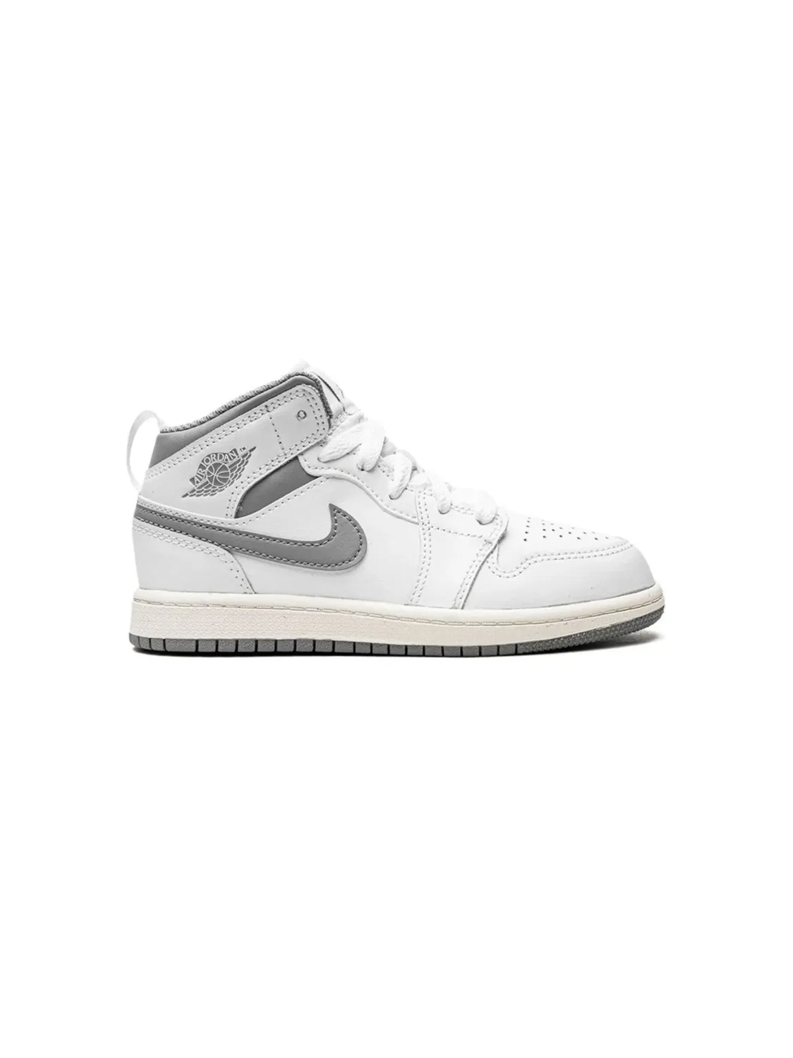 Кроссовки Jordan 1 Mid "Stealth", белый — фото 4