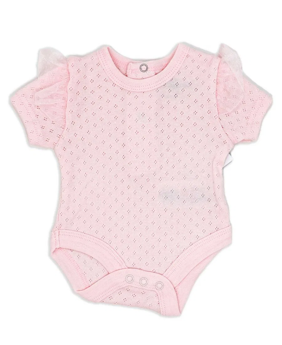 Детский комплект одежды для девочек из 10 предметов Pink Bunny Rock-A-Bye Baby Boutique, Pink — фото 3