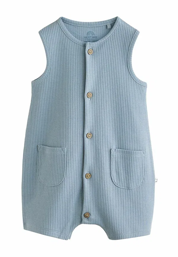 Комплект из 3 ползунков полосатый 3 pack - jumpsuit Next blue, синий — фото 4