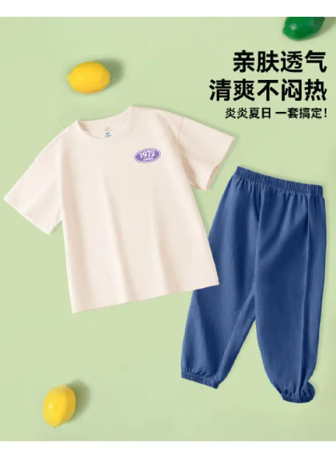 Комплект футболка и штаны с коротким рукавом для девочек, Jeanswest, абрикосовый