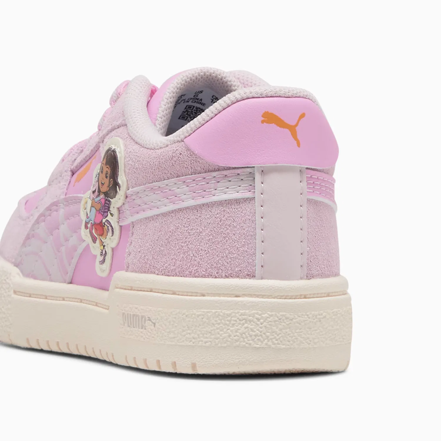 Удобная обувь для малышей Puma X Dora The Explorer Ca Pro, Powder Pink-Chambray Blue — фото 3