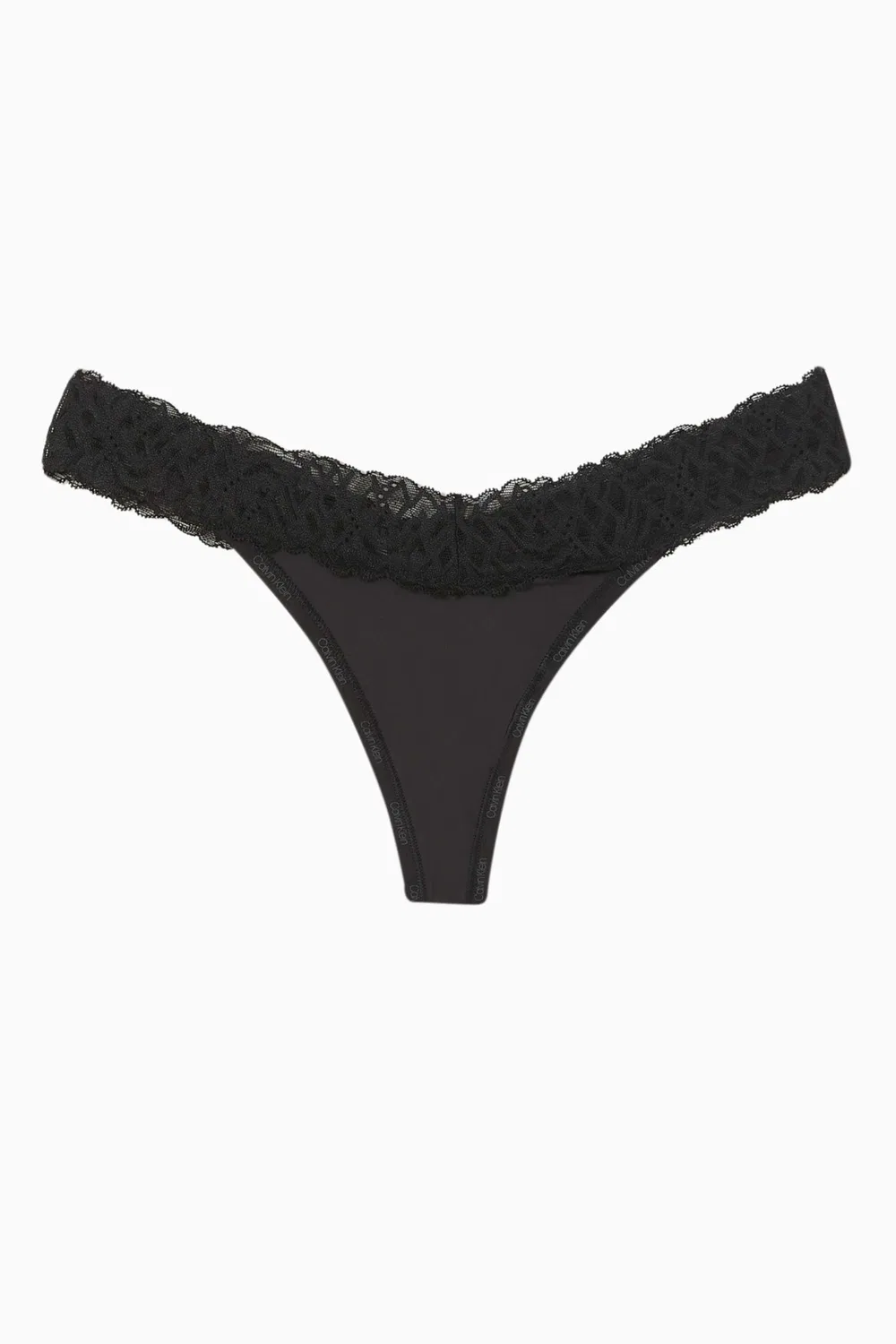Трусы-стринги из микрофибры CK Attraction Calvin Klein, черный