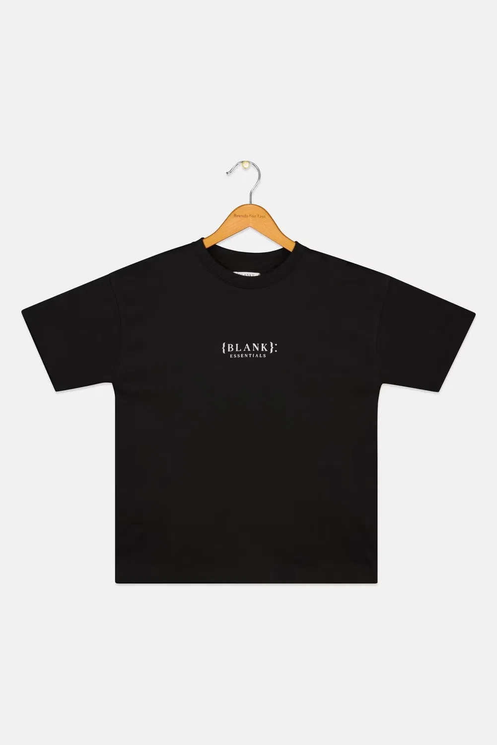Футболка с логотипом бренда для мальчика Blank Essentials, черный — фото 2