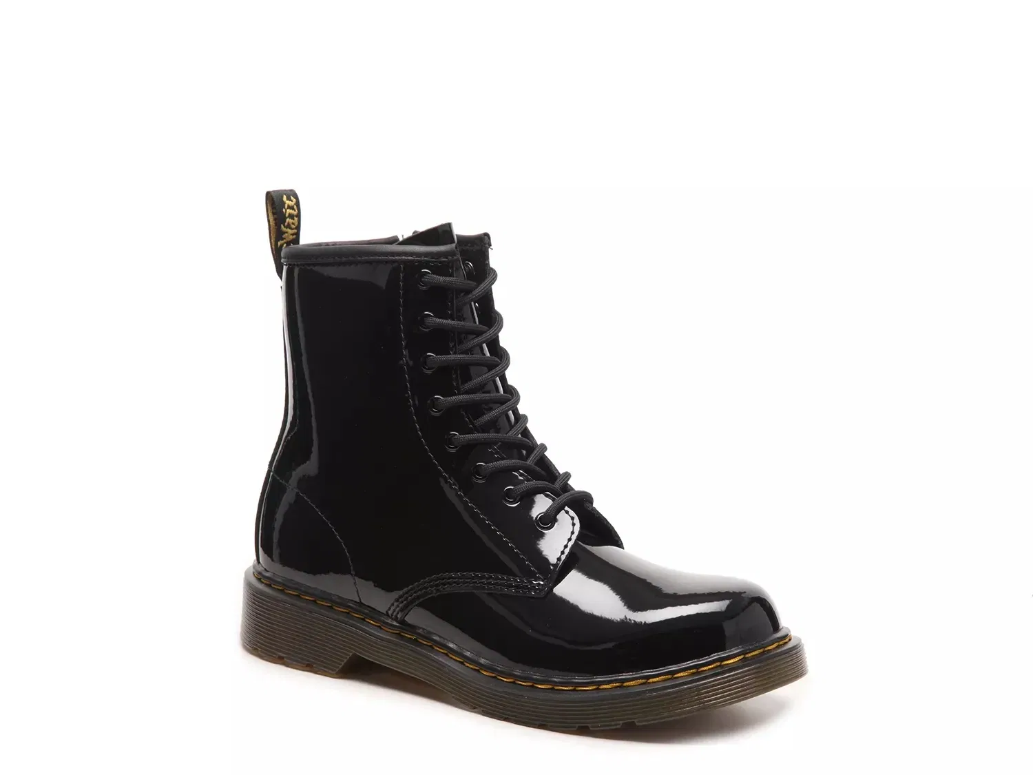 Ботинки Dr. Martens 1460 8-eye детские, лакированная кожа, Black