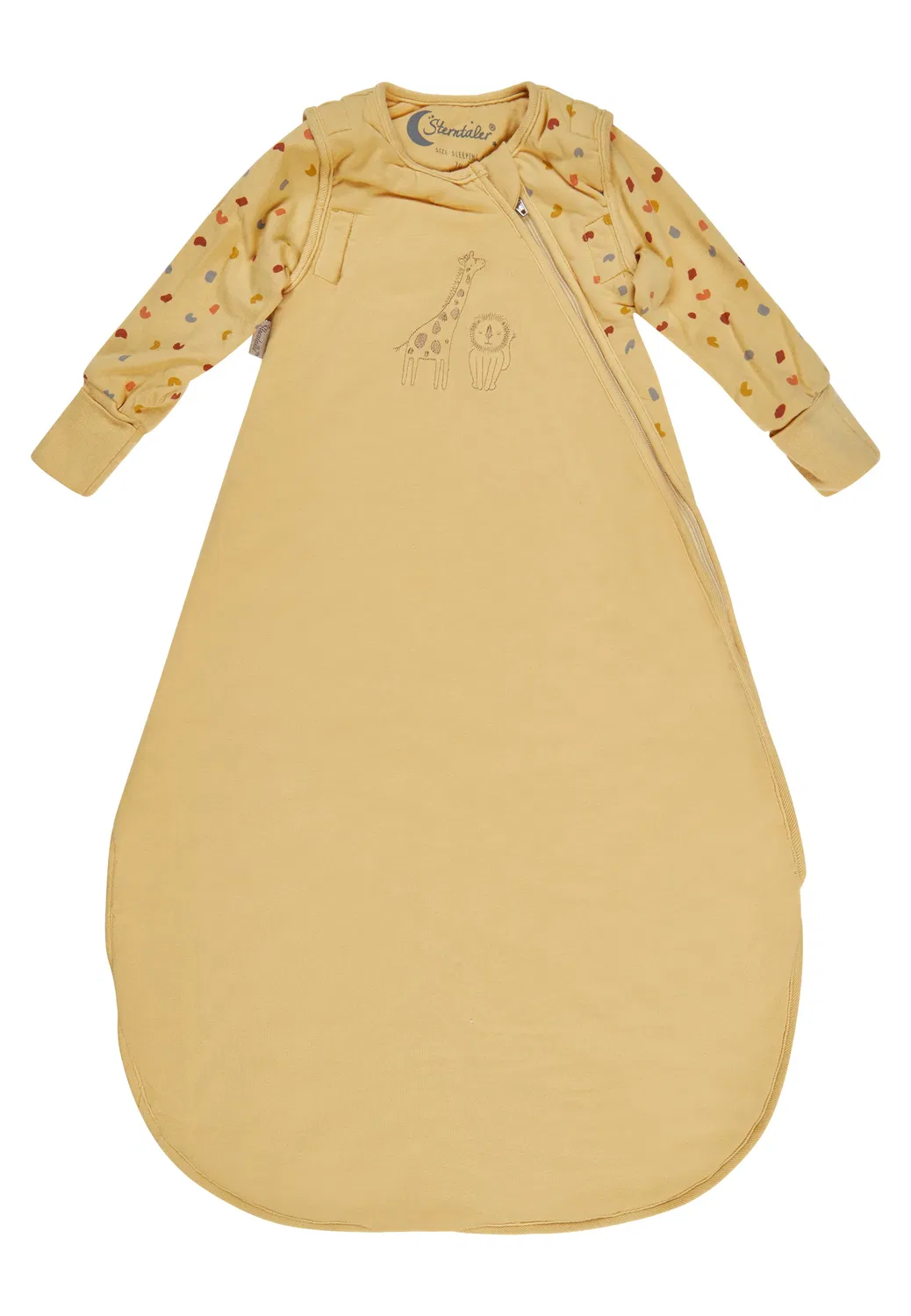 Спальный мешок с рукавами 100 см Safari Sterntaler, охра