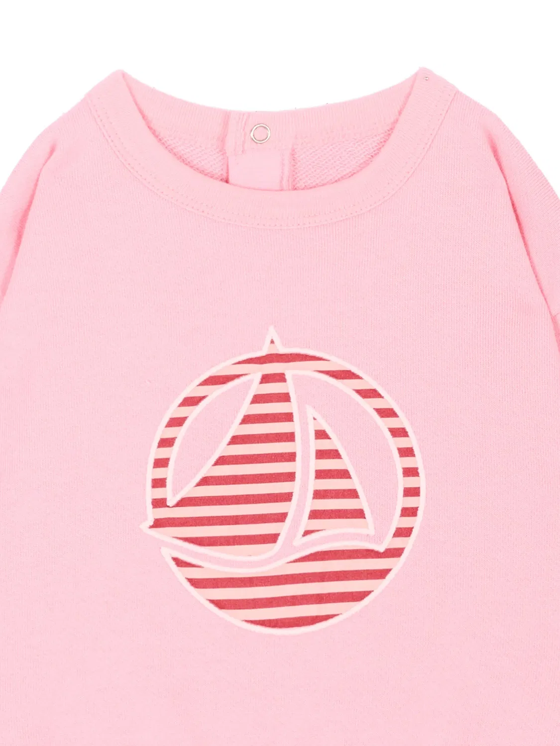 Толстовка с нашивкой логотипа Petit Bateau, розовый — фото 3