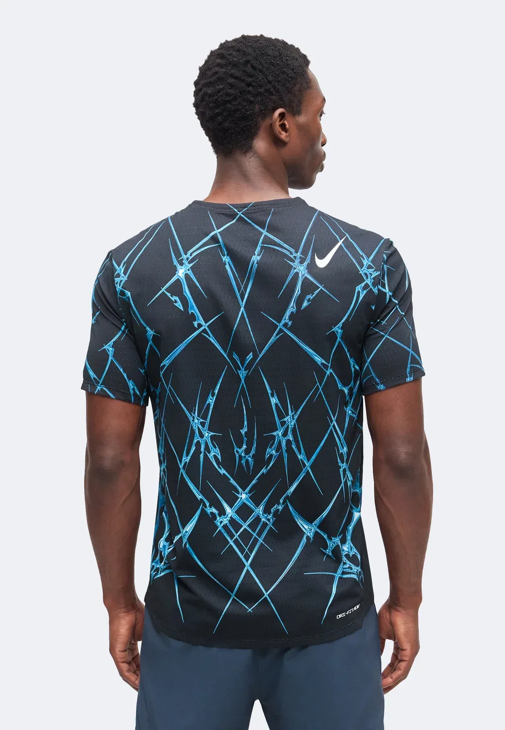 Футболка с принтом Nike Performance, Black/White — фото 3