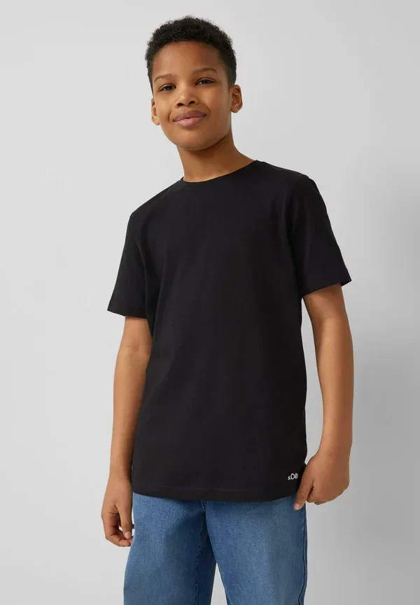 Футболки 3 шт. из хлопка Basic T-shirt S.Oliver, черный — фото 2