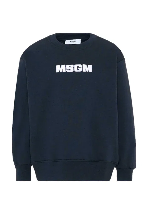 Худи с принтом Felpa unisex Msgm, синий