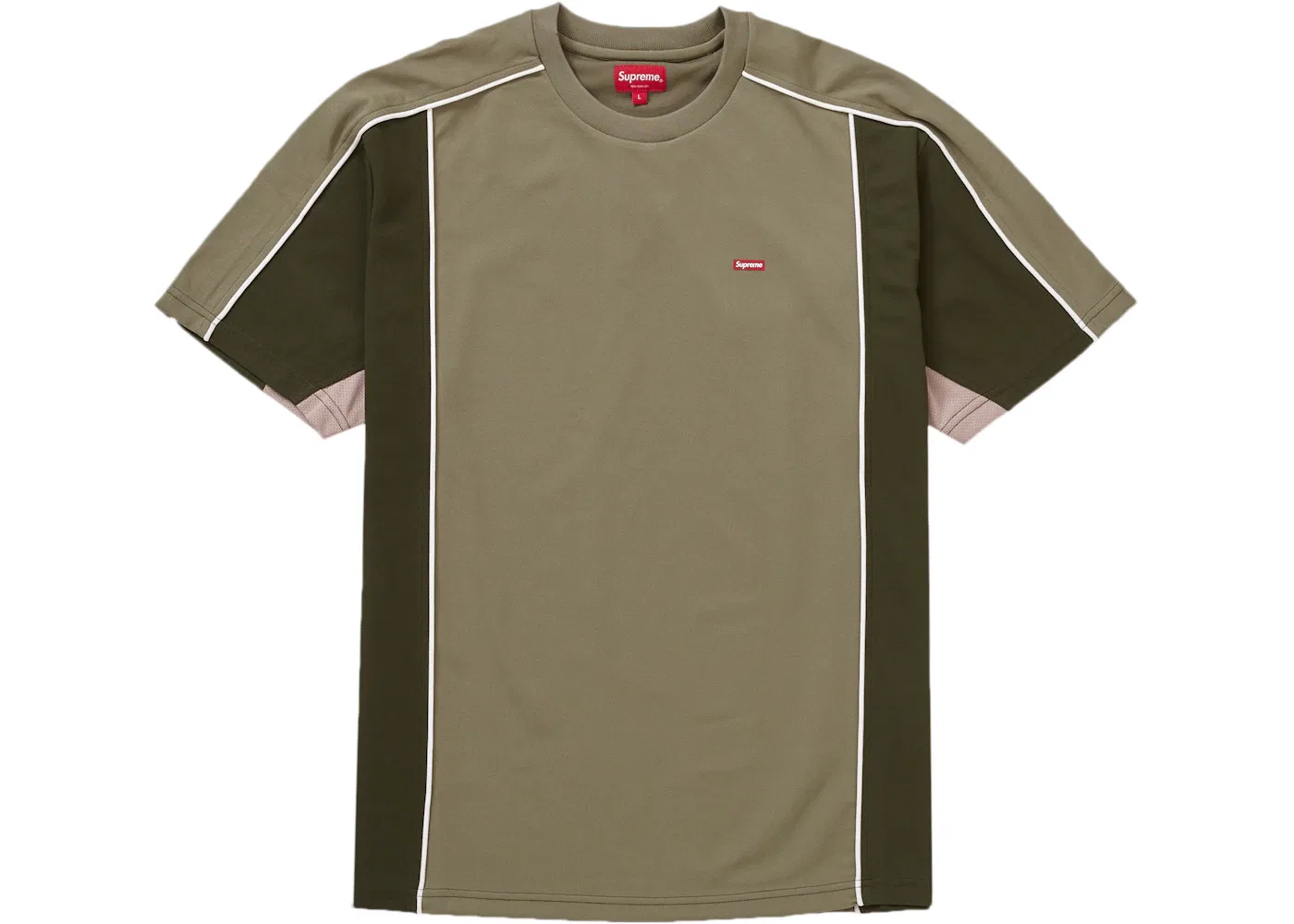 Мужская футболка с сетчатыми вставками Supreme Top, Light Olive