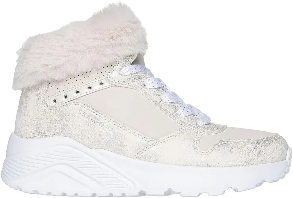 Детские кроссовки для девочек UNO Lite Comfurt Collar Skechers, Natural