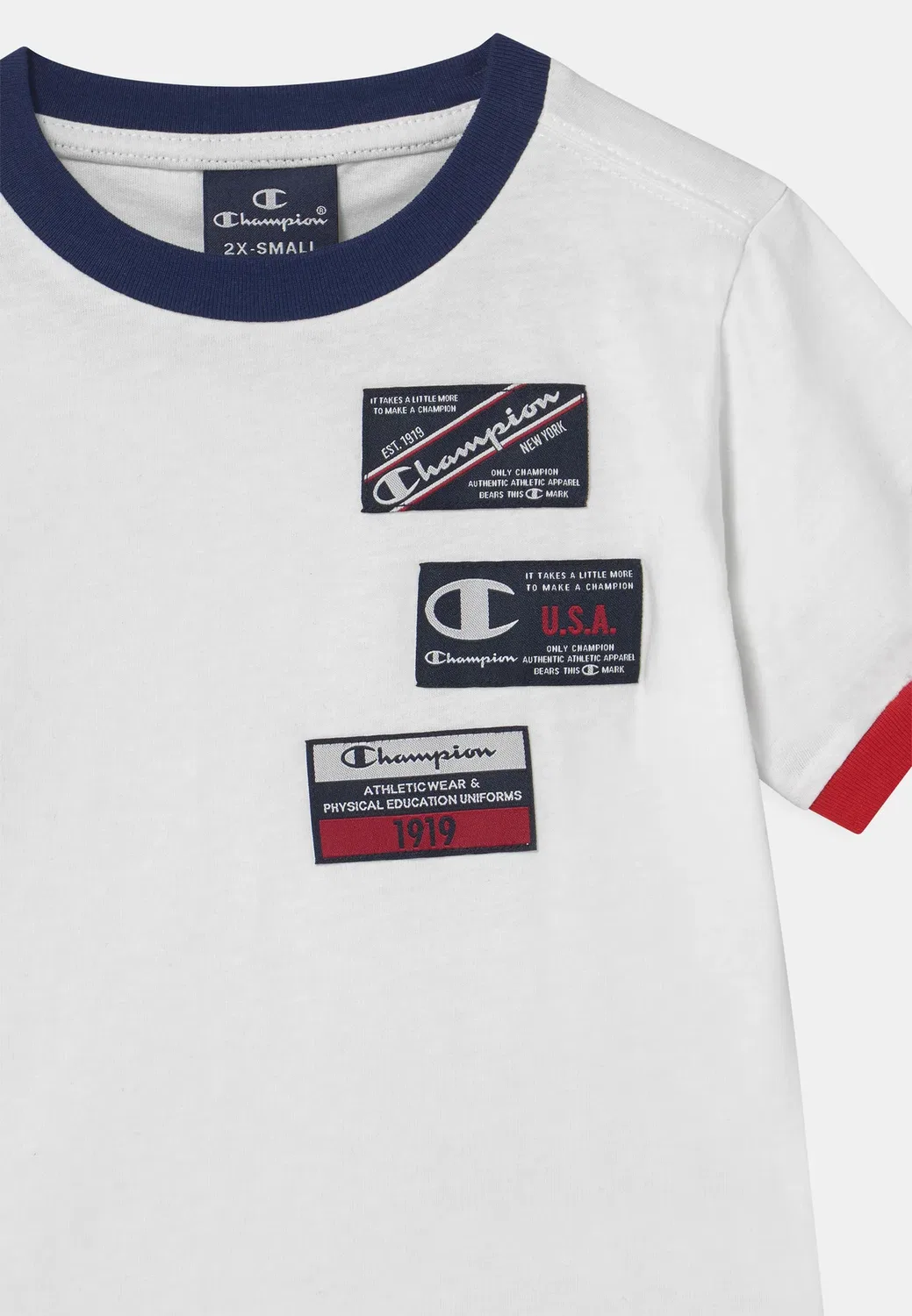 Футболка унисекс с принтом «Баскетбольная игра» Champion, White — фото 3