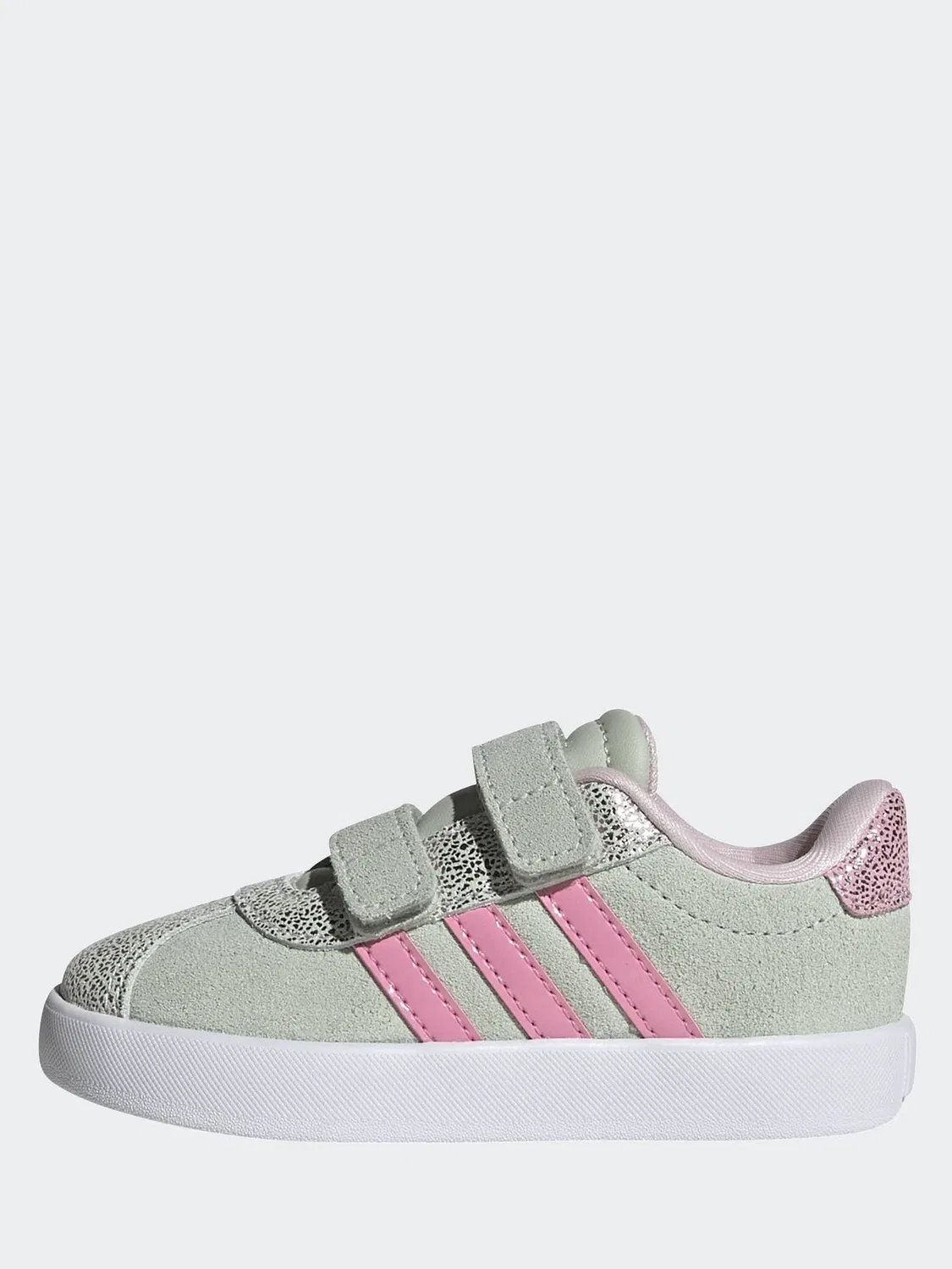 Кроссовки детские adidas VL Court 3.0, зеленый — фото 2