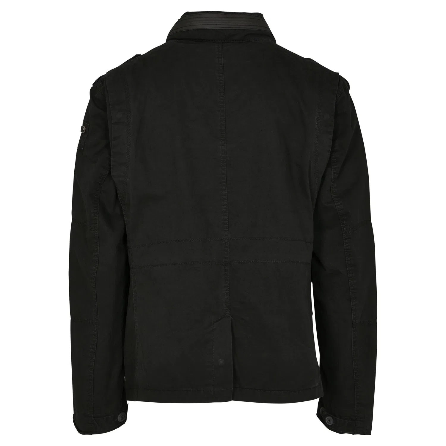 Мужская всепогодная куртка с накладными карманами Brandit, Black — фото 2