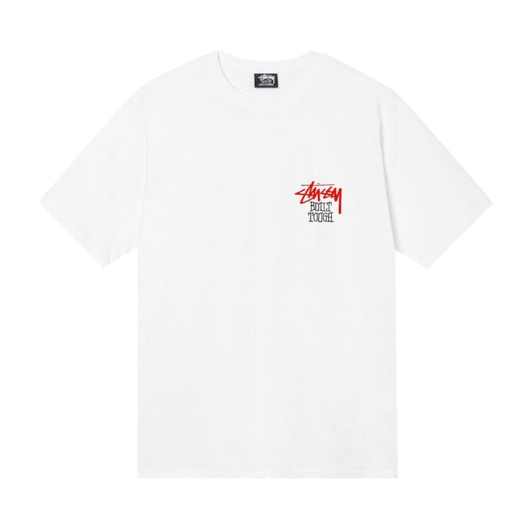 

Футболка Stussy Built Tough Tee 'White', белый