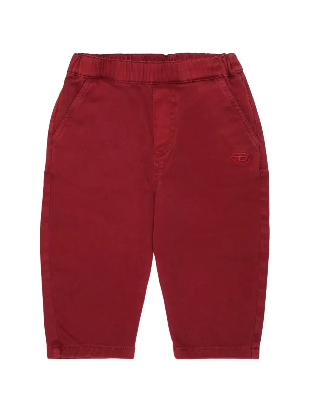 Брюки с эластичным поясом Diesel Kids, красный