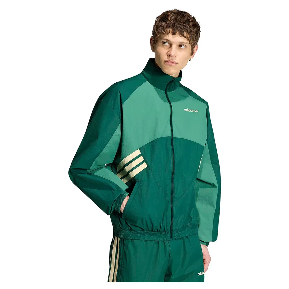 Толстовка на молнии Munich 93 Adidas Originals, зеленый