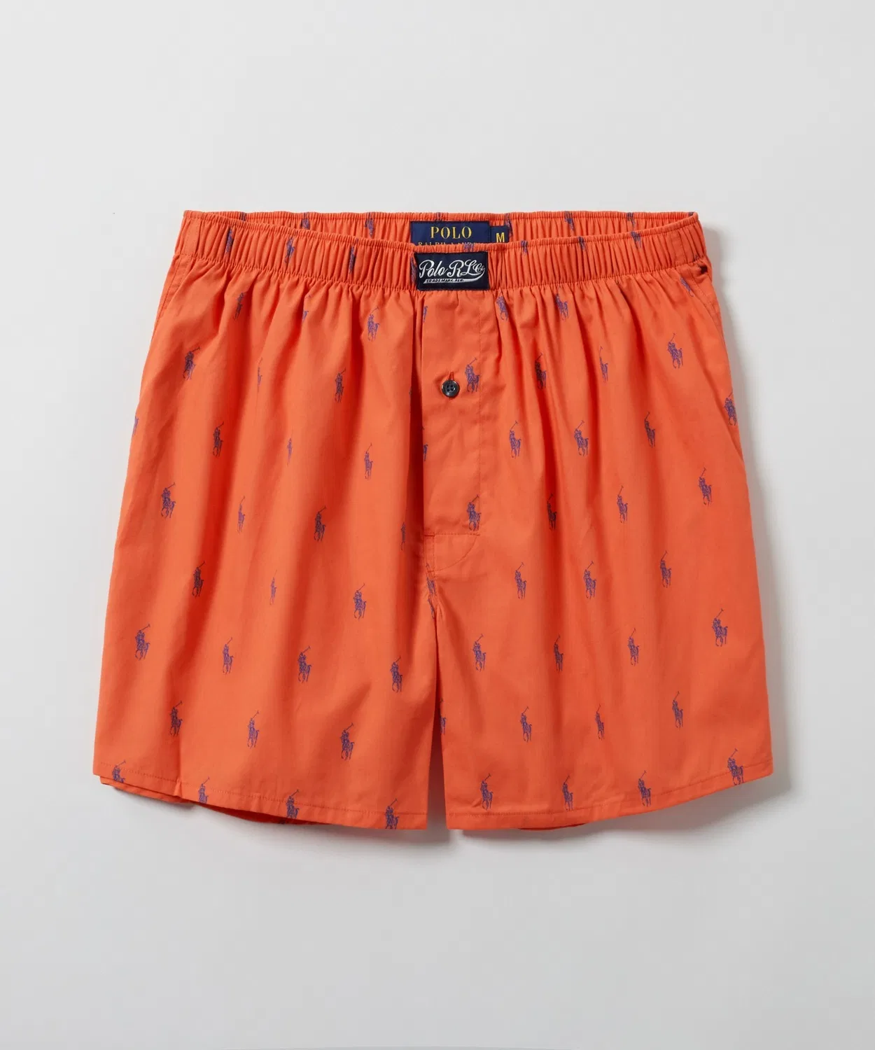 Мужские трусы с принтом Polo Player POLO RALPH LAUREN, Оранжевый