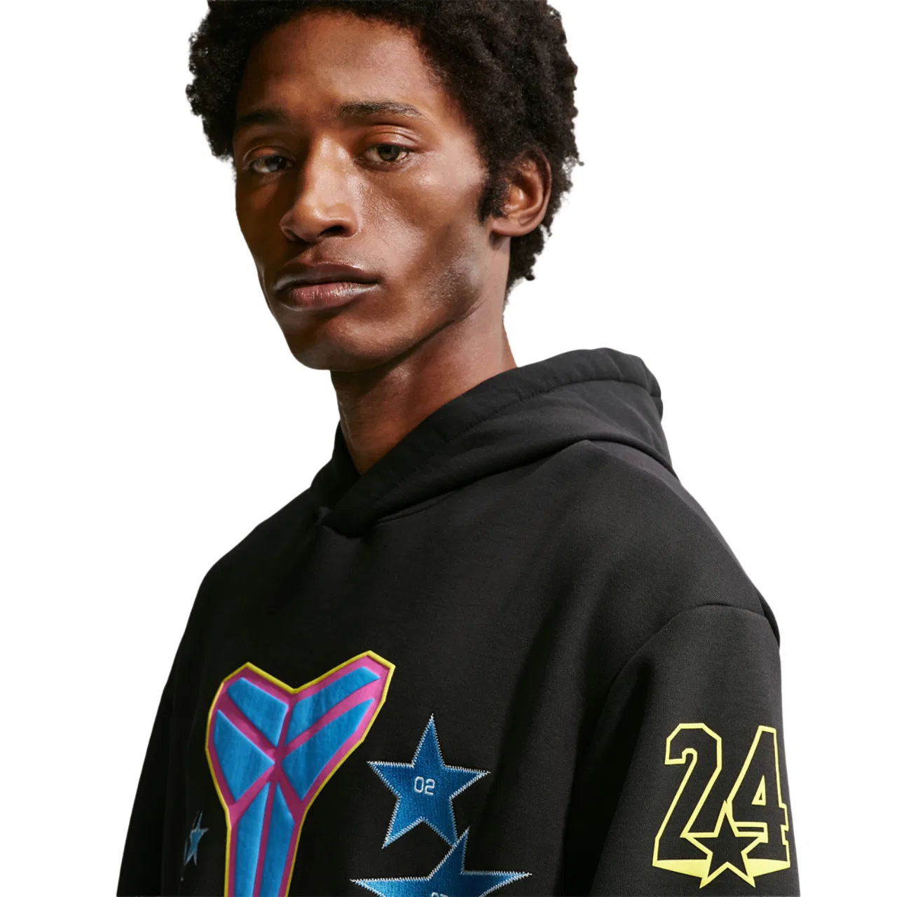 Толстовка мужская All Star Weekend Nike, цвет Light Photo Blue/Sonic Yellow/Black — фото 3