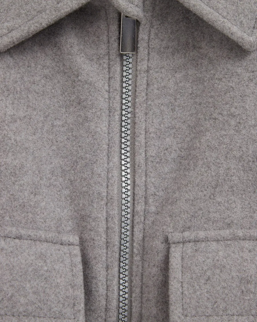 Куртка WE Fashion межсезонья серого цвета — фото 3