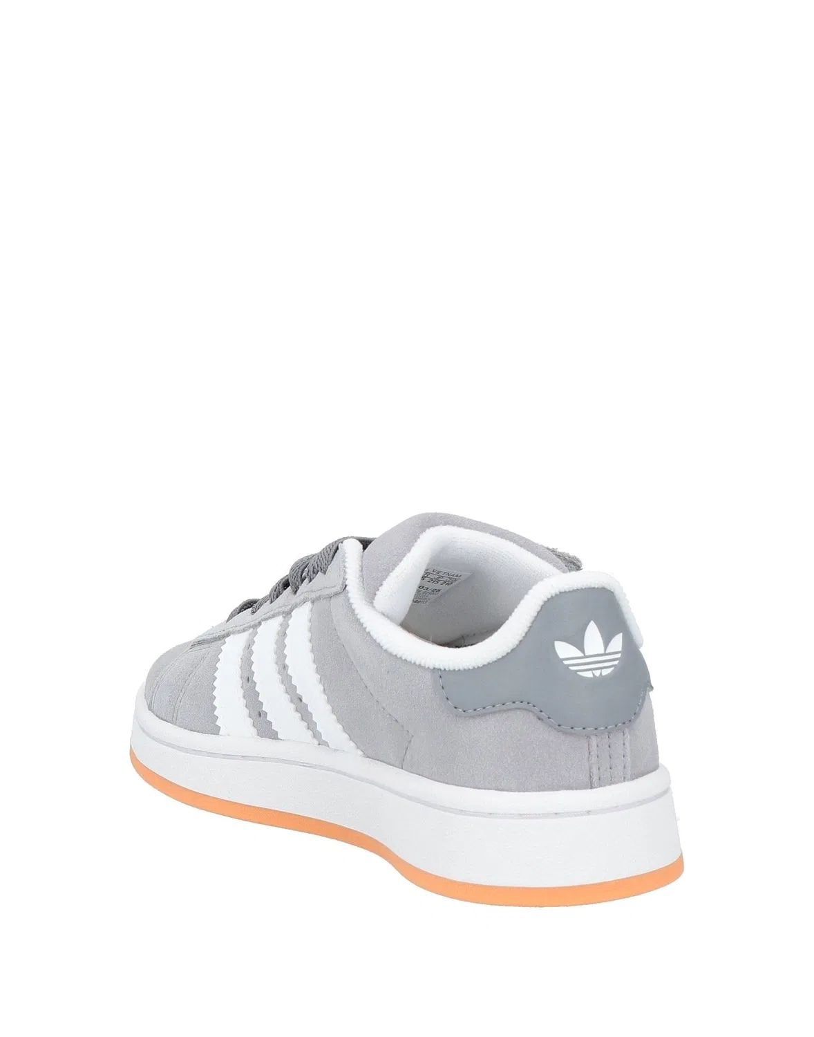 Детские кроссовки для девочек на шнуровке Adidas, серый — фото 3