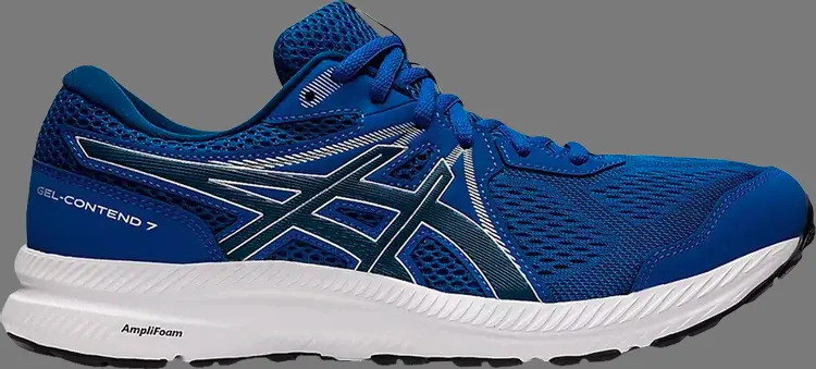 

Кроссовки gel contend 7 'lake drive mako blue' Asics, синий