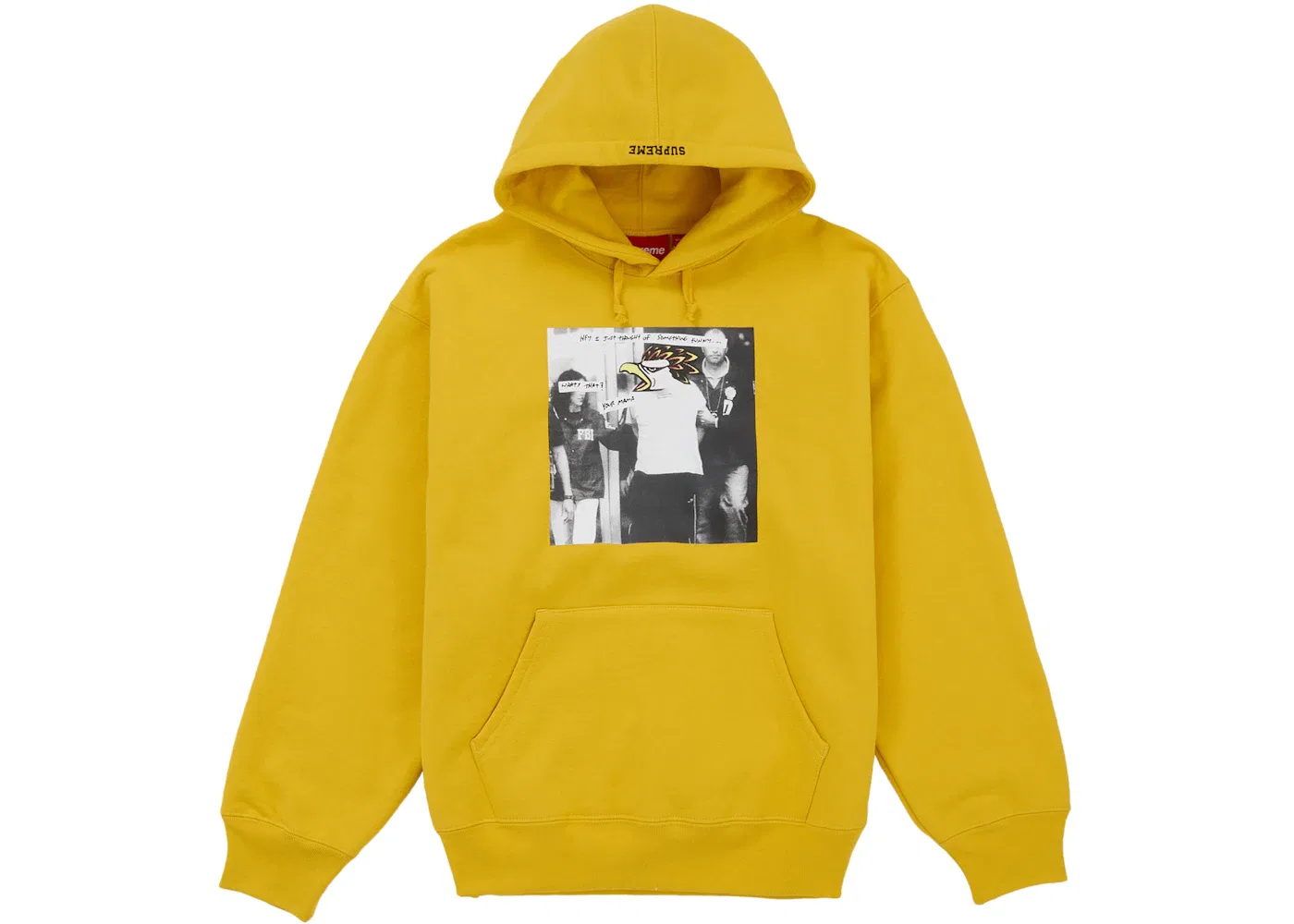 Мужской худи с длинным рукавом ANTIHERO Supreme, Yellow