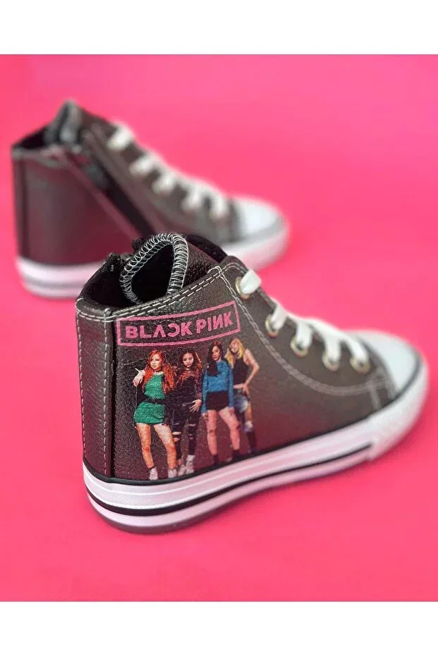 Детские ботинки для девочек на молнии Surpie Shoes, Platinum — фото 3