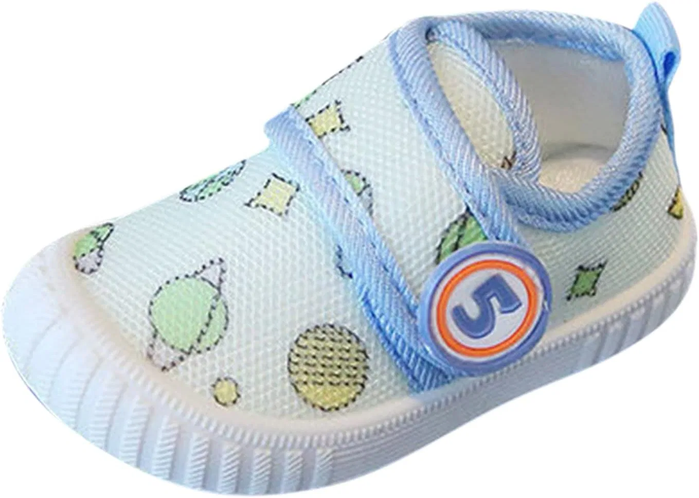 Детские туфли для девочек с принтом Mary Jane SZZY, Light Blue
