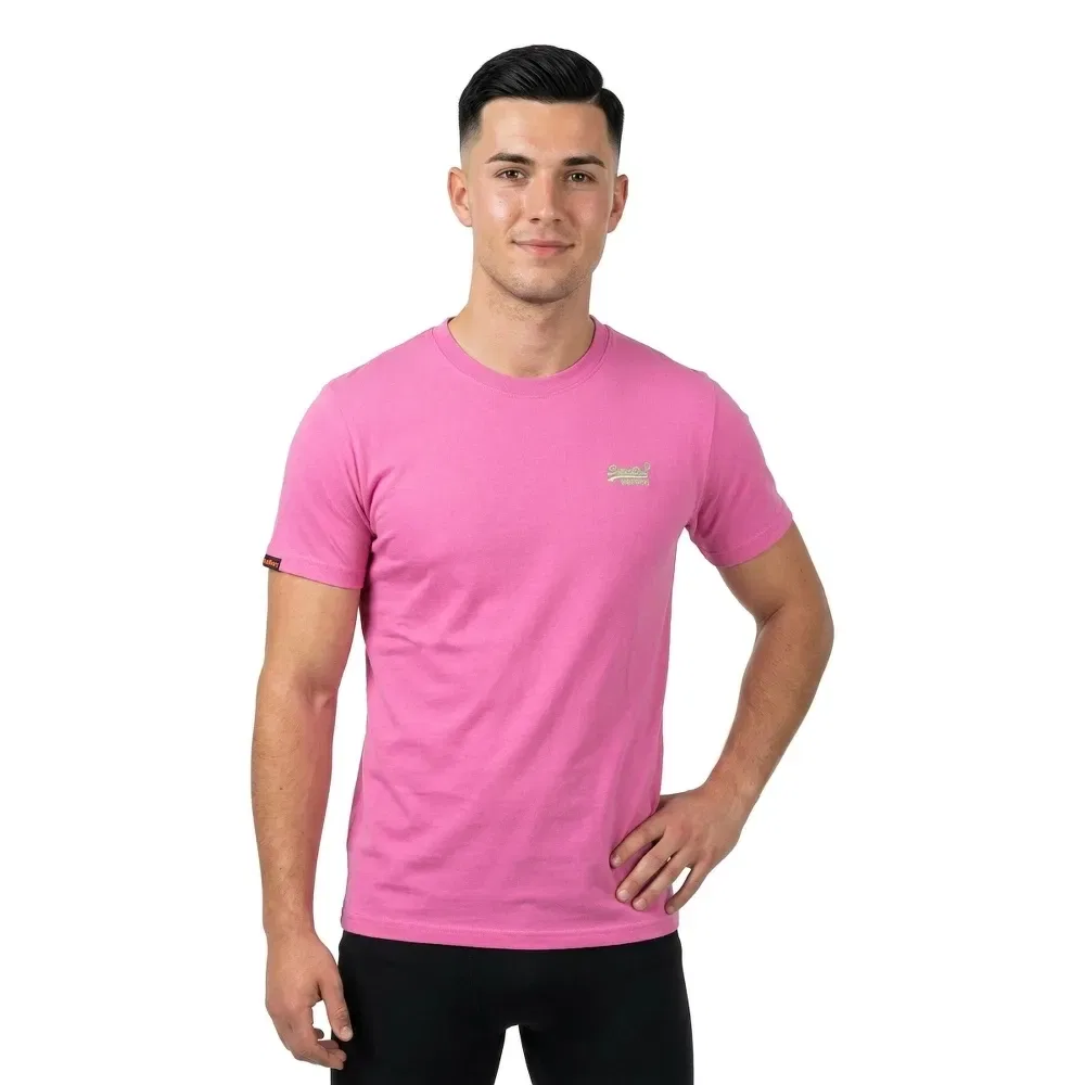 Футболка с коротким рукавом с вышивкой Vintage Logo Superdry, розовый — фото 3