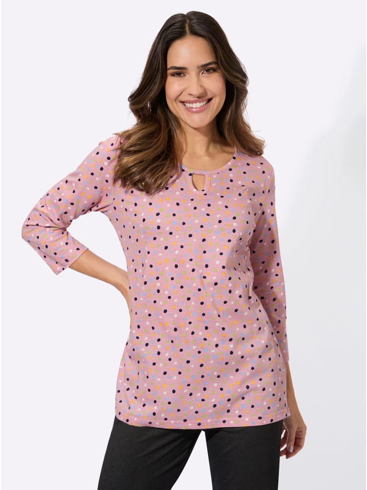 

Рубашка с рукавами 3/4 с принтом розового кварца Sieh an!