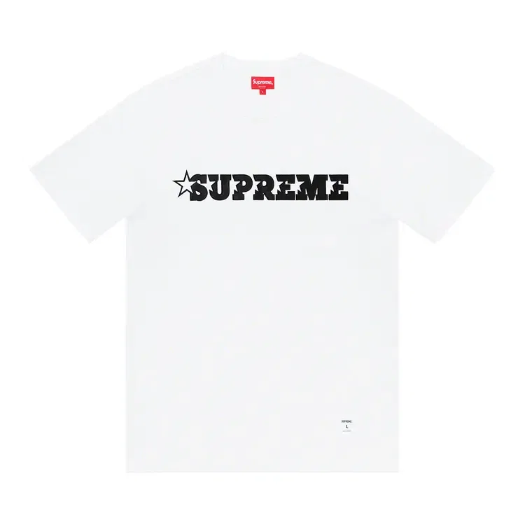 Футболка с коротким рукавом и логотипом звезды Supreme, белый