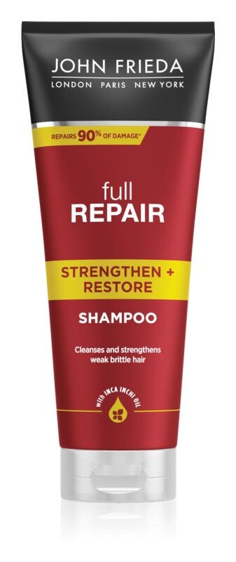 

Укрепляющий шампунь с регенерирующим эффектом John Frieda Full Repair Strengthen+Restore