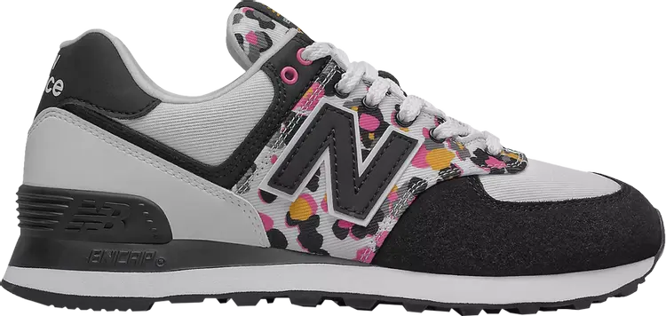 

Кроссовки New Balance Wmns 574 'Camo - White Black', черный, Черный;серый, Кроссовки New Balance Wmns 574 'Camo - White Black', черный