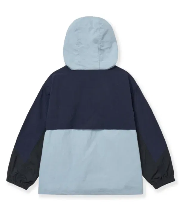 Ветровка детская с цветными блоками, Kids bb color block Brownbreath Kids, голубой — фото 3