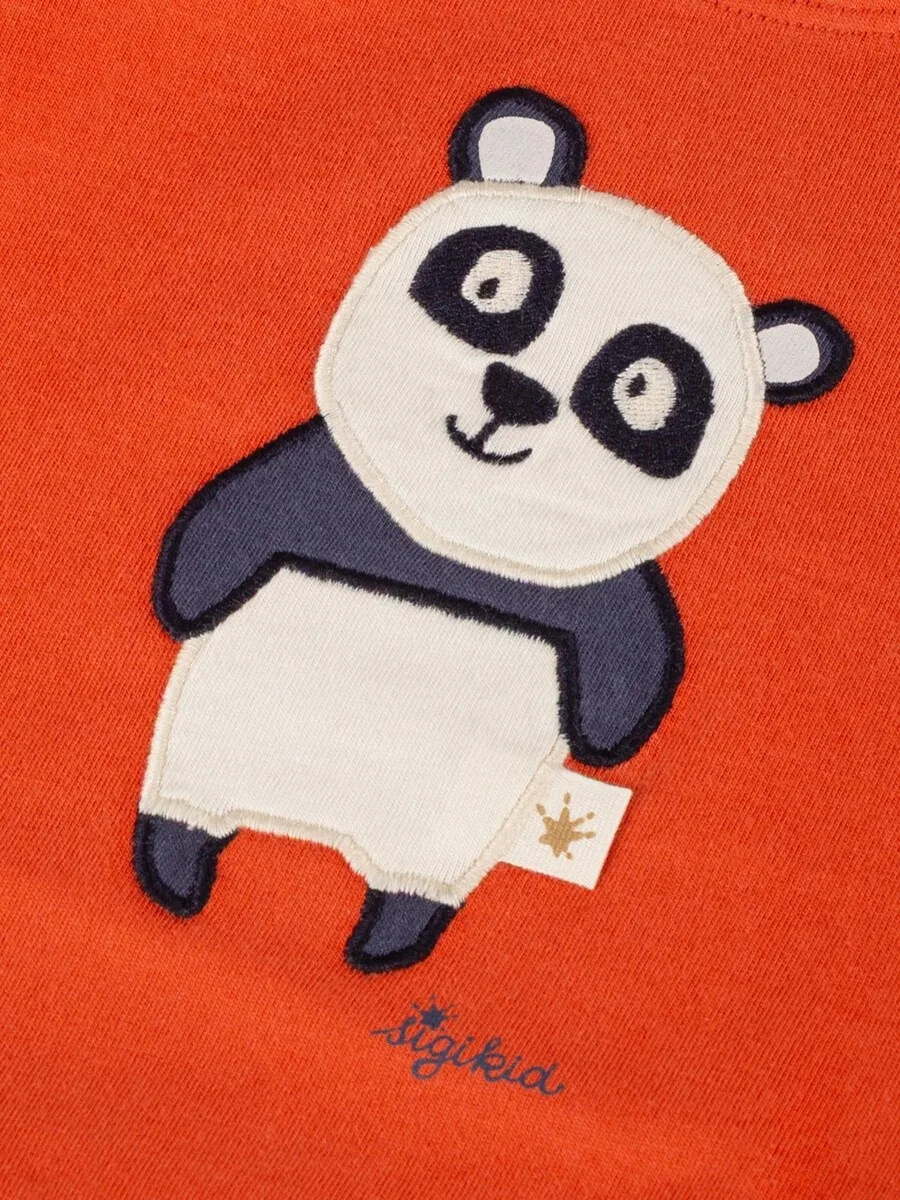Футболка SIGIKID 'Langarmshirt' оранжевого цвета — фото 2